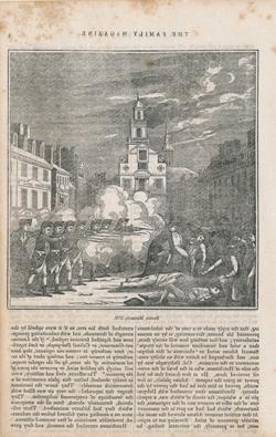波士顿大屠杀，1770年木刻